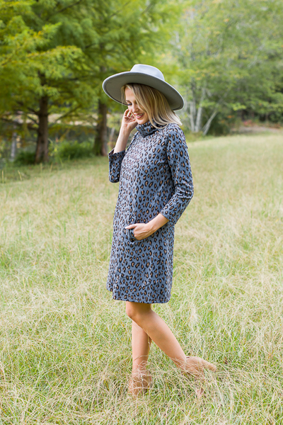 Wide Brim Hat, Light Grey