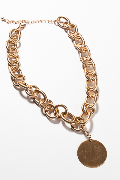 Essential Gold Chain with Disc 
