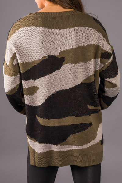 Modern Camo Sweater