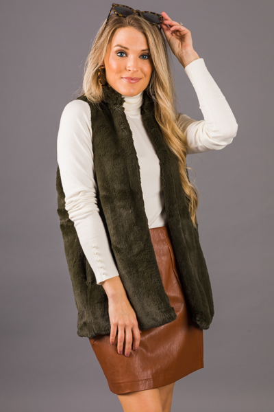 Leather Lines Skirt, Camel