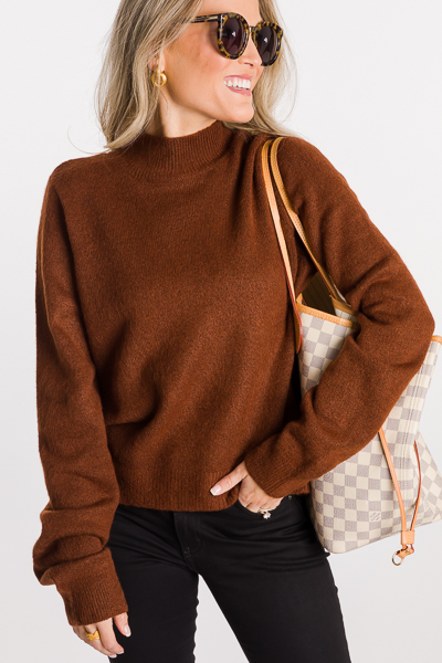 Dawn Solid Sweater, Hazelnut