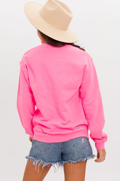 Adult-ish Sweatshirt, Hot Pink
