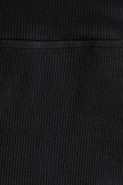 Brant Rib Biker Shorts, Black