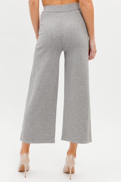 Fab Sweater Knit Pants, Grey