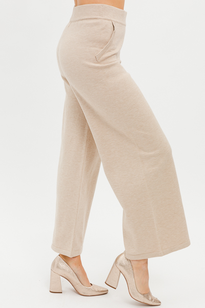 Fab Sweater Knit Pants, Taupe