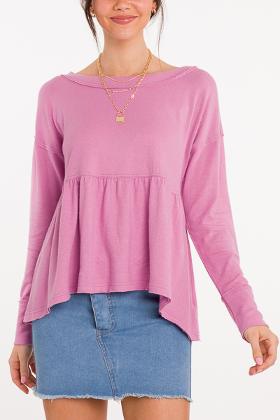 Loose in Lilac Pullover