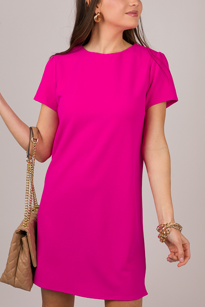 Heavy Knit Shift, Magenta