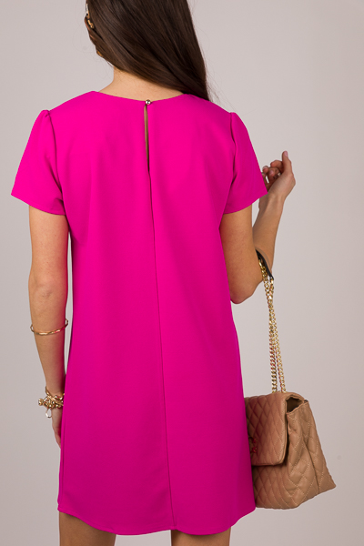 Heavy Knit Shift, Magenta