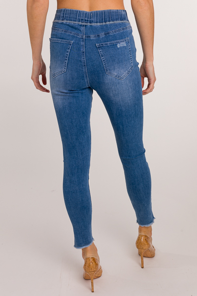 Dax Pull On Distressed Jeans