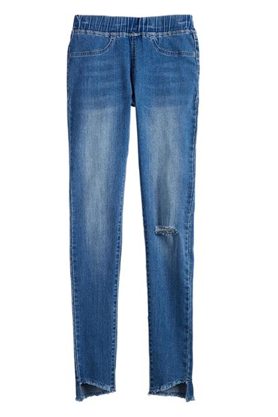 Dax Pull On Distressed Jeans