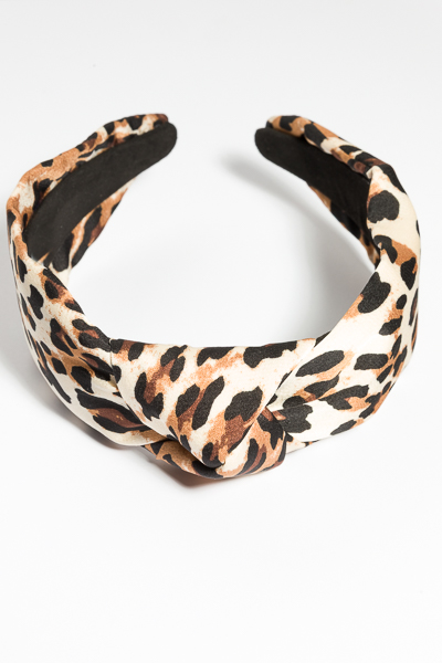 MP Knot Headband, Leopard
