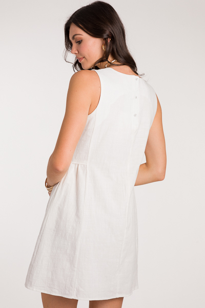 Claudia Babydoll Dress, Off White