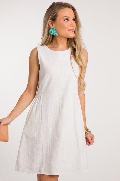 Claudia Babydoll Dress, Off White