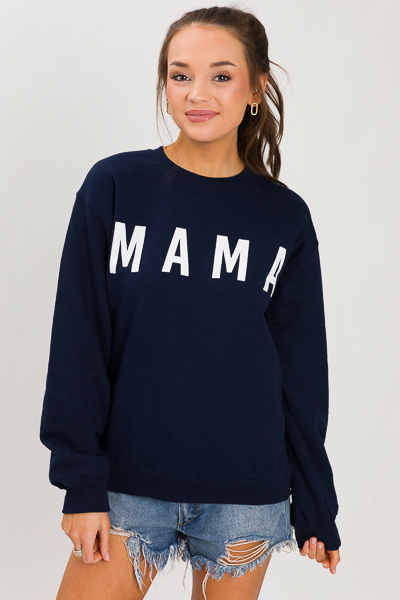 Mama Sweatshirt, Navy