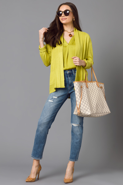 Best Satin Blouse, Olive