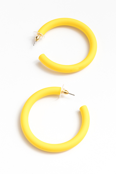 Color Coated Hoops, Yellow