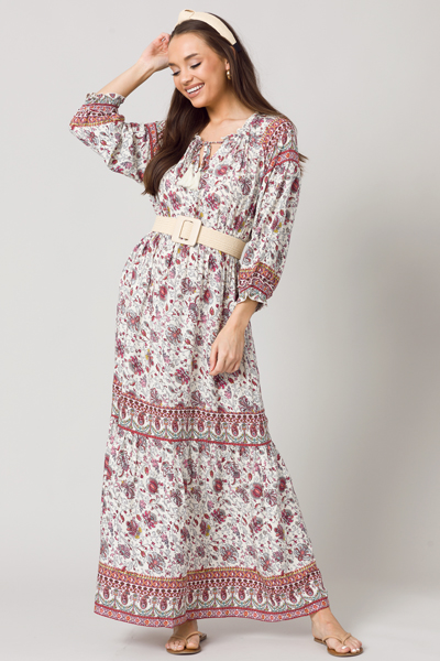 Laurie Paisley Maxi, Off White