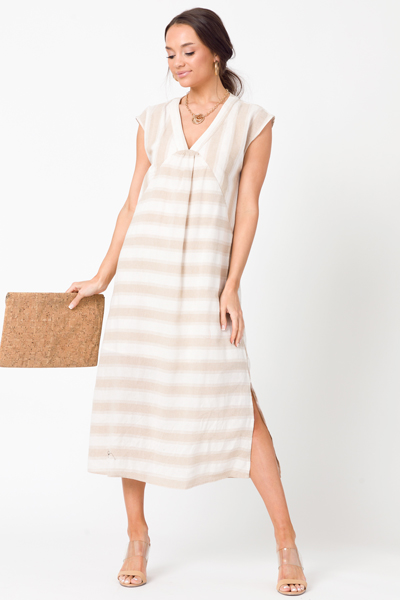 Line In The Sand Midi, Taupe