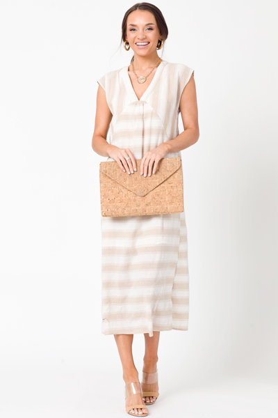 Line In The Sand Midi, Taupe