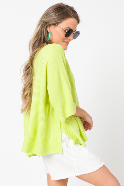 Spring Fling Sweater, Lime