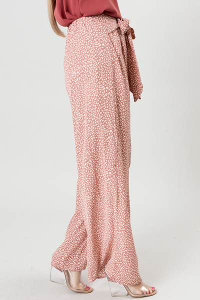 Wild Thing Tie Pants, Dusty Rose