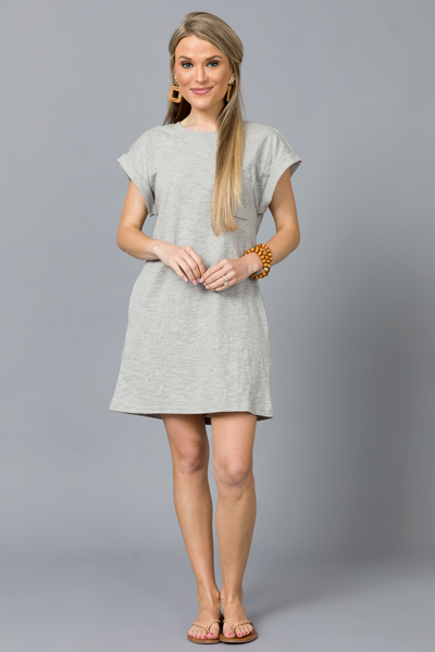 Heather Grey T-Shirt Dress