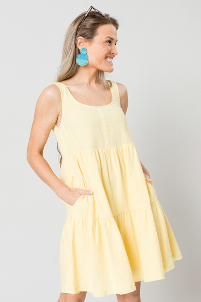 Day Date Dress, Yellow