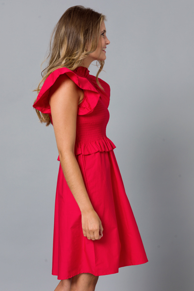 Red Smock Dress