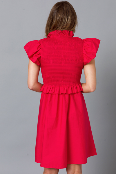 Red Smock Dress