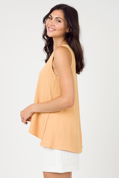 The Essential Tank Top, Honey Mustard