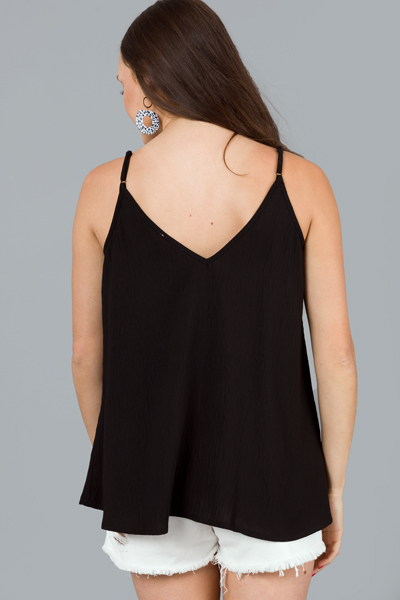 Olivia Swing Tank, Black