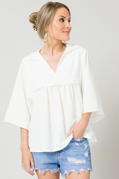 Work To Weekend Top, White