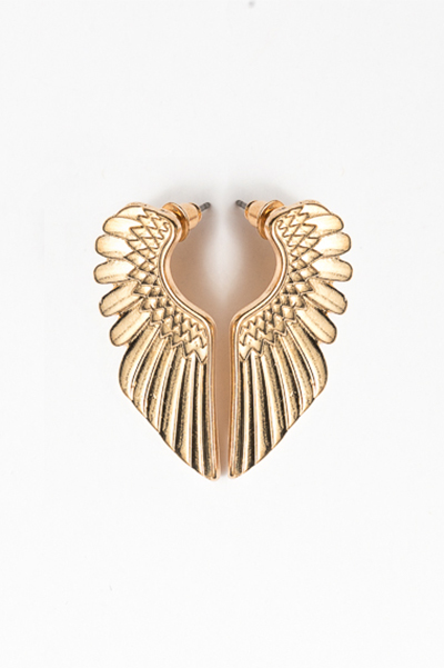 Angel Wing Earring, Gold