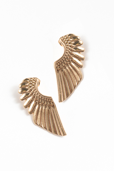 Angel Wing Earring, Gold