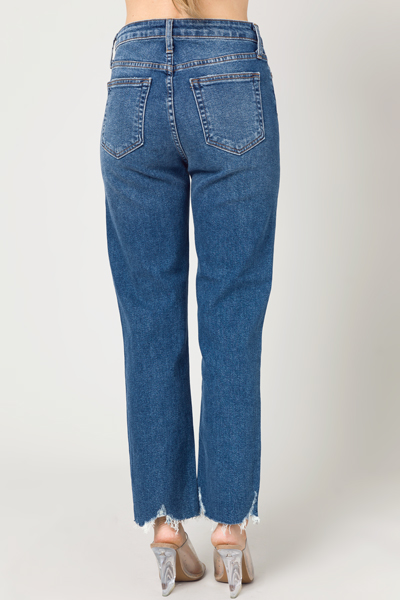 Vintage Straight Jeans, Dark