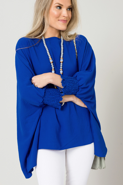 Gwen Oversize Blouse, Royal