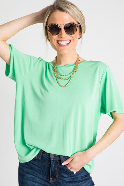 Modal Soft Tee, Mint