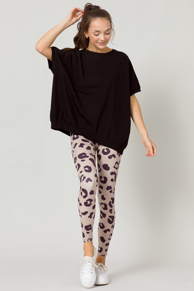 Ziggy Leggings, Tan Leopard