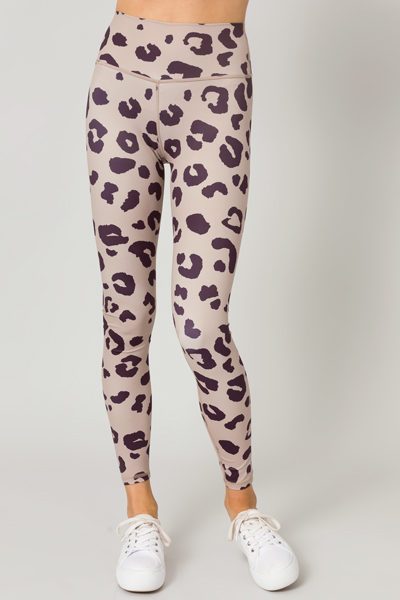 Ziggy Leggings, Tan Leopard