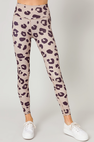 Ziggy Leggings, Tan Leopard