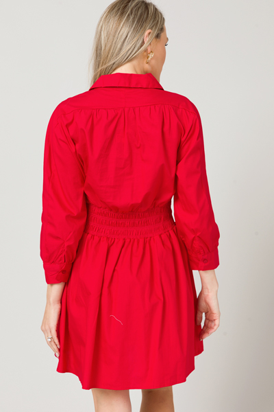 Rojo Smock Waist Dress