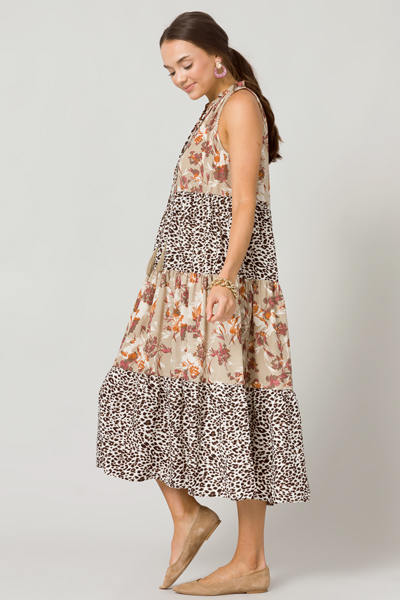 Wild About Floral Maxi, Sand