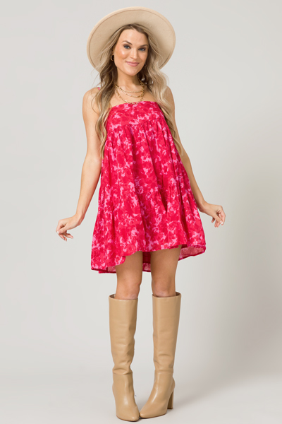 Sweet On Me Dress, Pink/Red