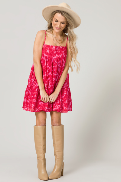 Sweet On Me Dress, Pink/Red
