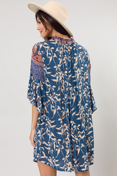 Bohemian Rhapsody Dress, Blue