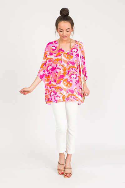 Favorite Boxy Tunic, Pink Burst