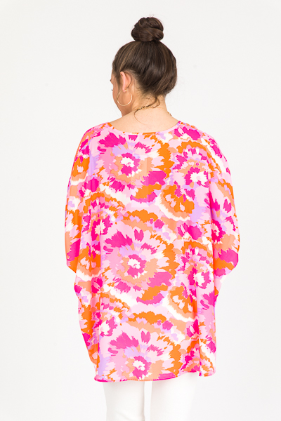 Favorite Boxy Tunic, Pink Burst