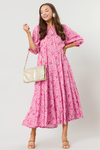 Karlie Floral Maxi, Pink