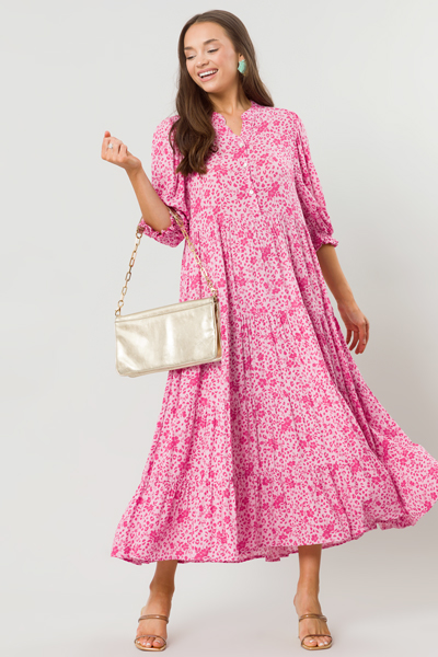 Karlie Floral Maxi, Pink