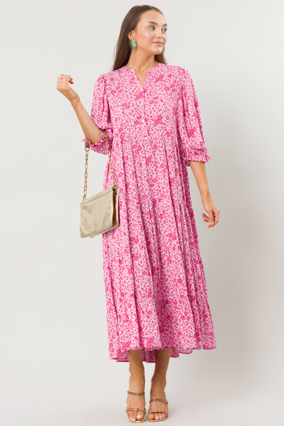 Karlie Floral Maxi, Pink